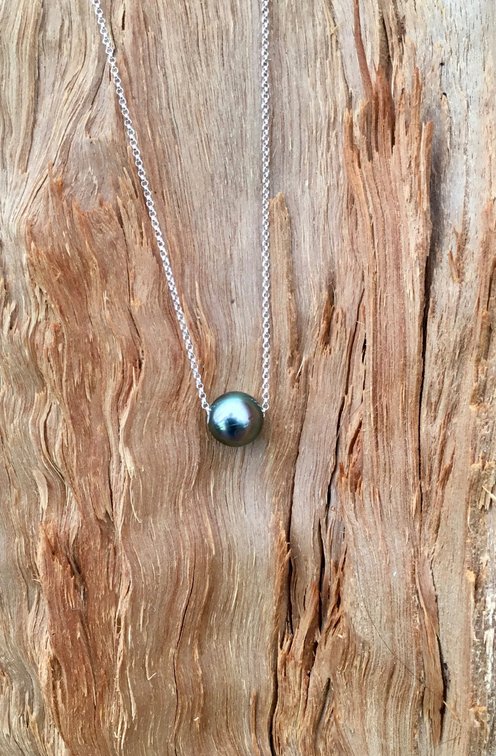 11.2mm Tahitian Pearl Slider