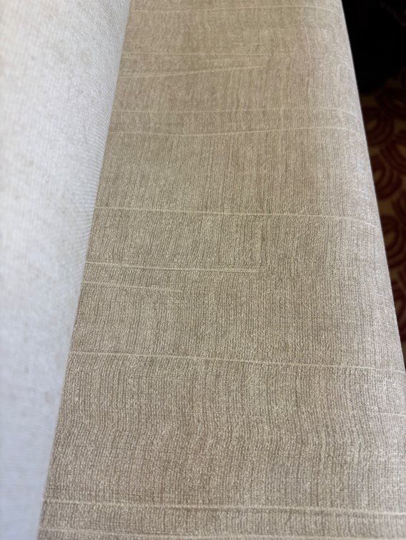 New High End Vinyl Wallcovering 'Beige/Ivory' Color...from Royal Sonesta Resort