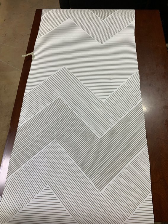 New High End Vinyl Wallcovering 'Zig Zag' Pattern from Royal Sonesta Resort