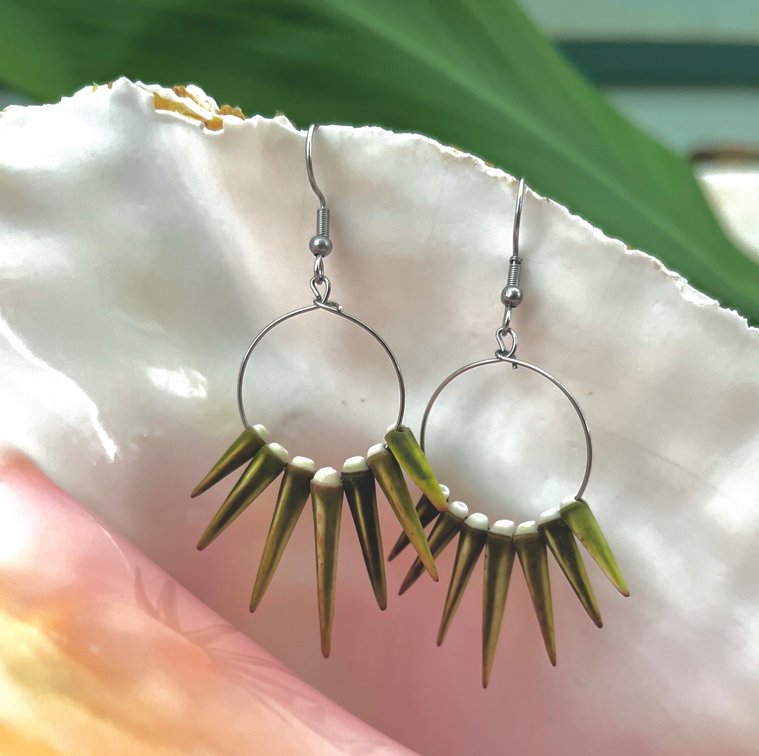 Sea Urchin Earrings