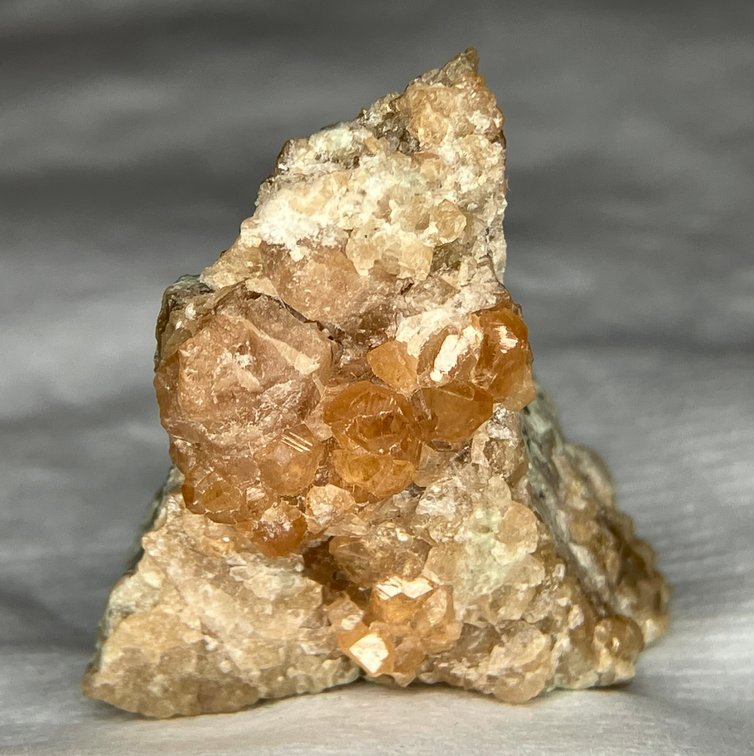 Natural Garnet on Stone