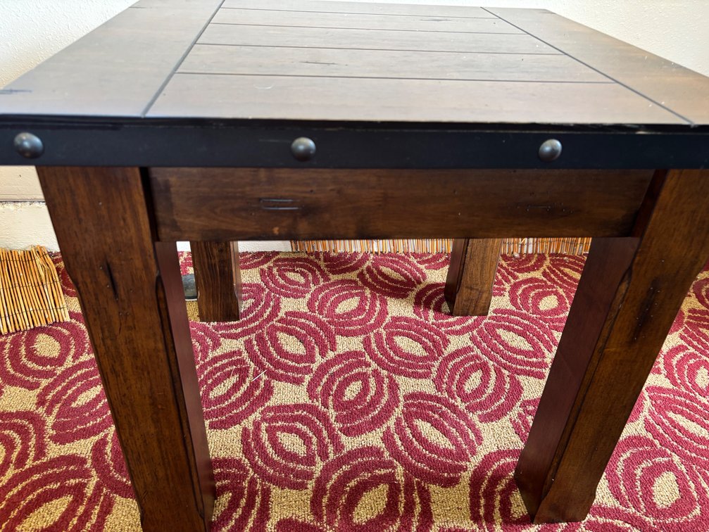 New Solid Wood End Table