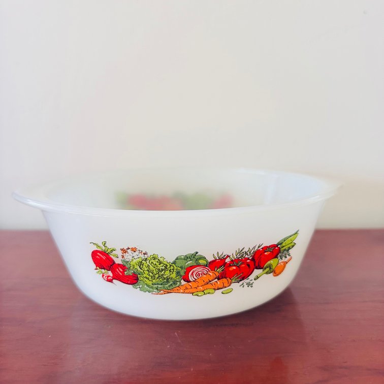 Vintage Glasbake Baking Dish 7” x 2”