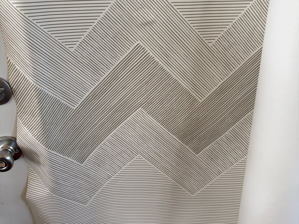 New High End Vinyl Wallcovering 'Zig Zag' Pattern from the Royal Sonesta Resort