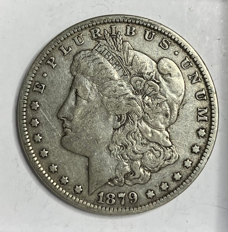 1879 Morgan silver Dollar 