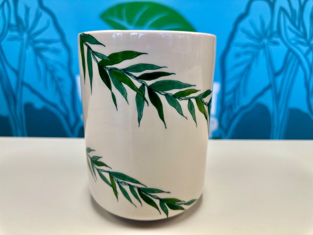 Banana Patch Studio Hand Painted Utensil Holder