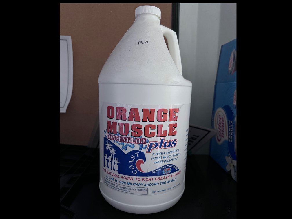 Orange Muscle Degreaser Gal (X’s 4)