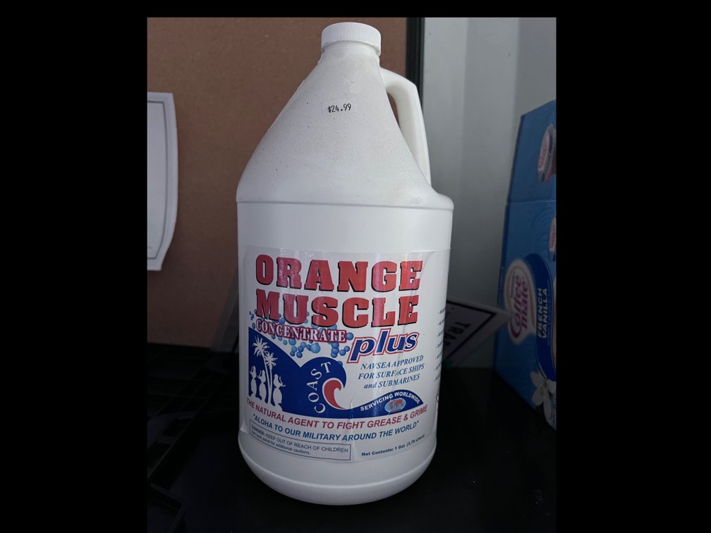 Orange Muscle Degreaser Gal (X’s 4)