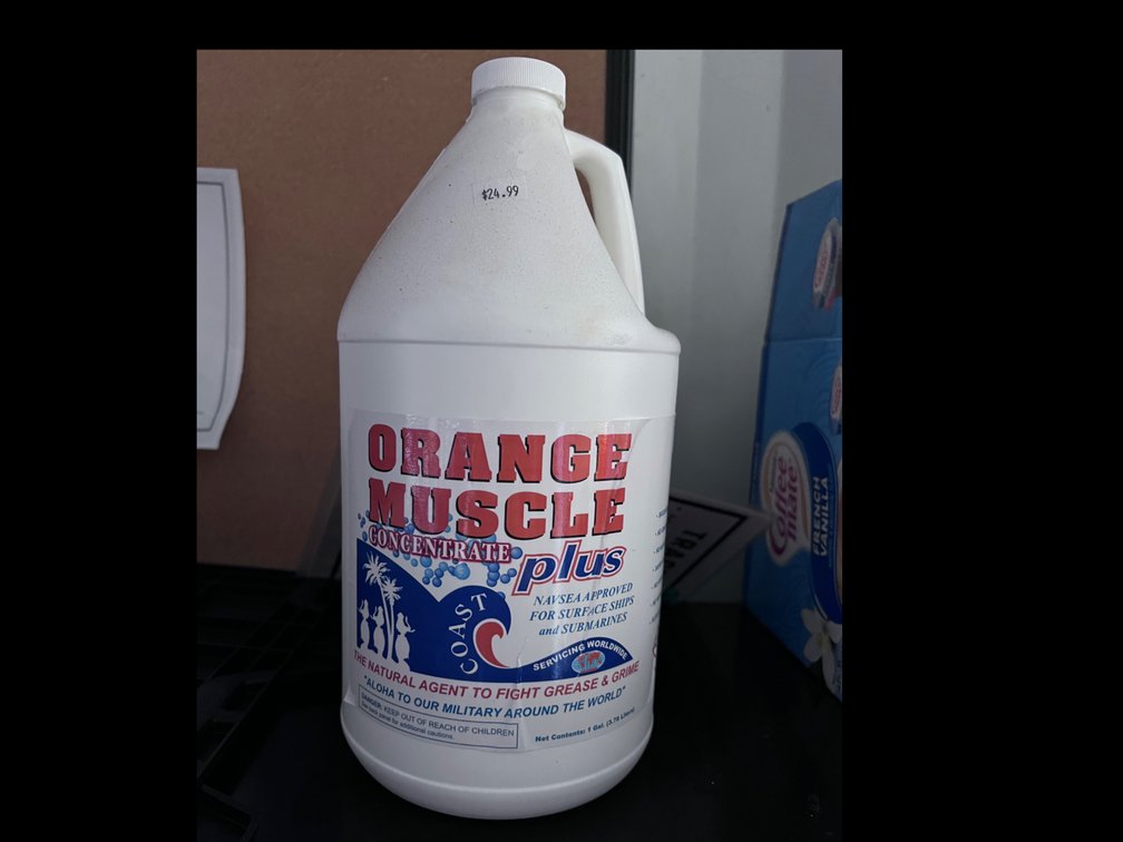 Orange Muscle Degreaser Gal (X’s 4)