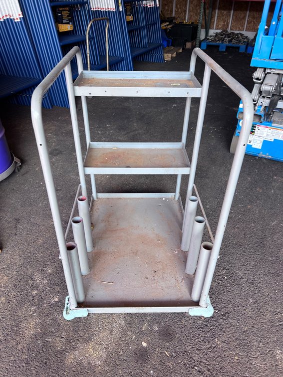 Steel Cleaning Cart
