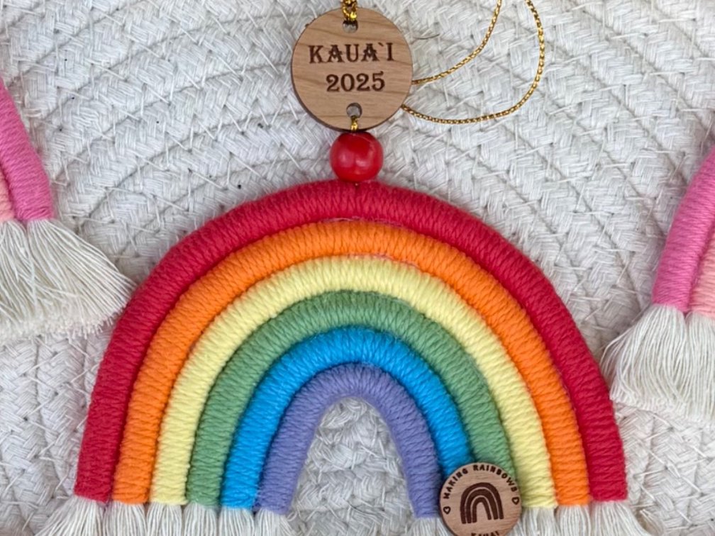 Making Rainbows Kauai ornamnet 