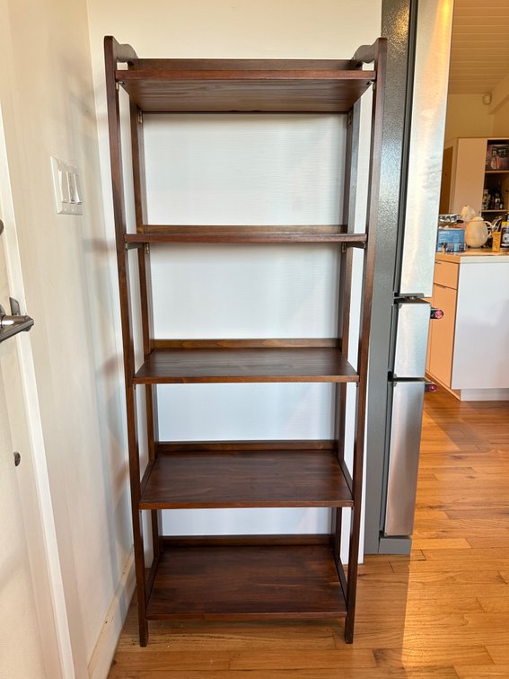 Wooden Open Shelf Unit – 5-Tier