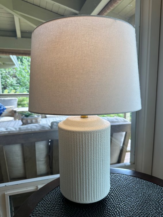 Textured Ceramic Table Lamp