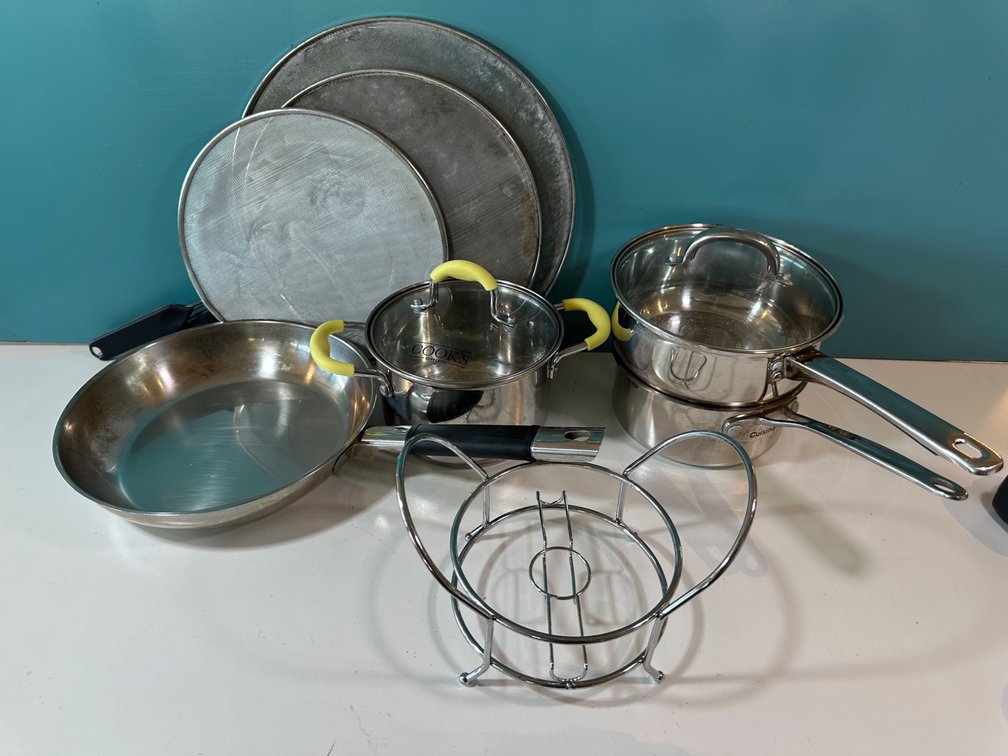 Stainless Steel Cookware Lot