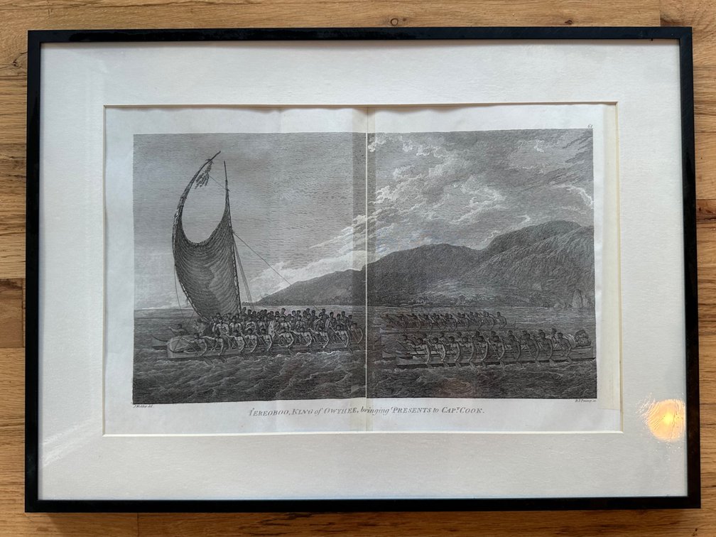 Framed Engraving – King of Owhyhee
