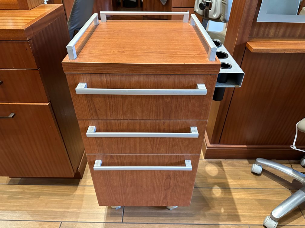 Rolling Salon Stylist Cart with Drawers – 34” x 15”