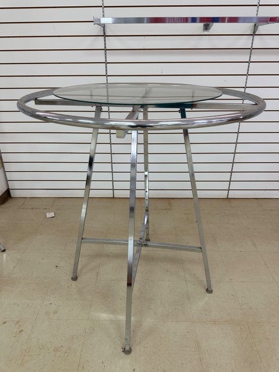 Adjustable Round Commercial Clothing Rack – Collapsible Retail Display Rack