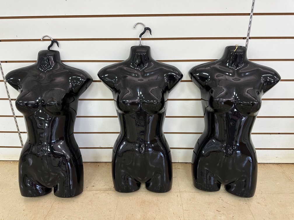 Set of Three Female Adult-Size Mannequin Forms