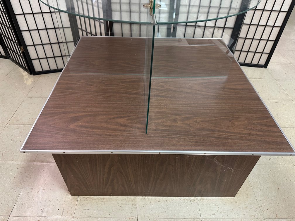 Wood Display Base for Retail Fixtures