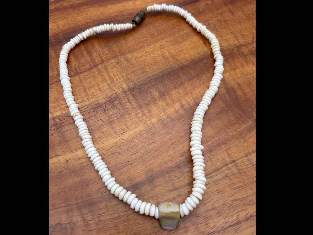 Vintage Puka Shell Necklace 