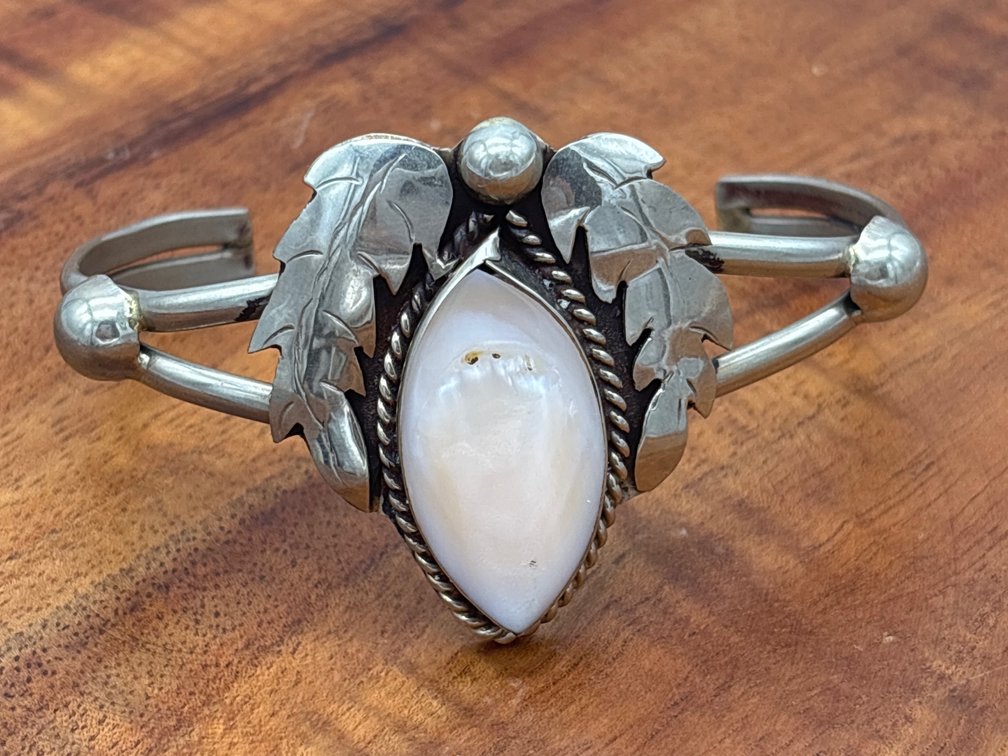 Shell & Silver Bracelet