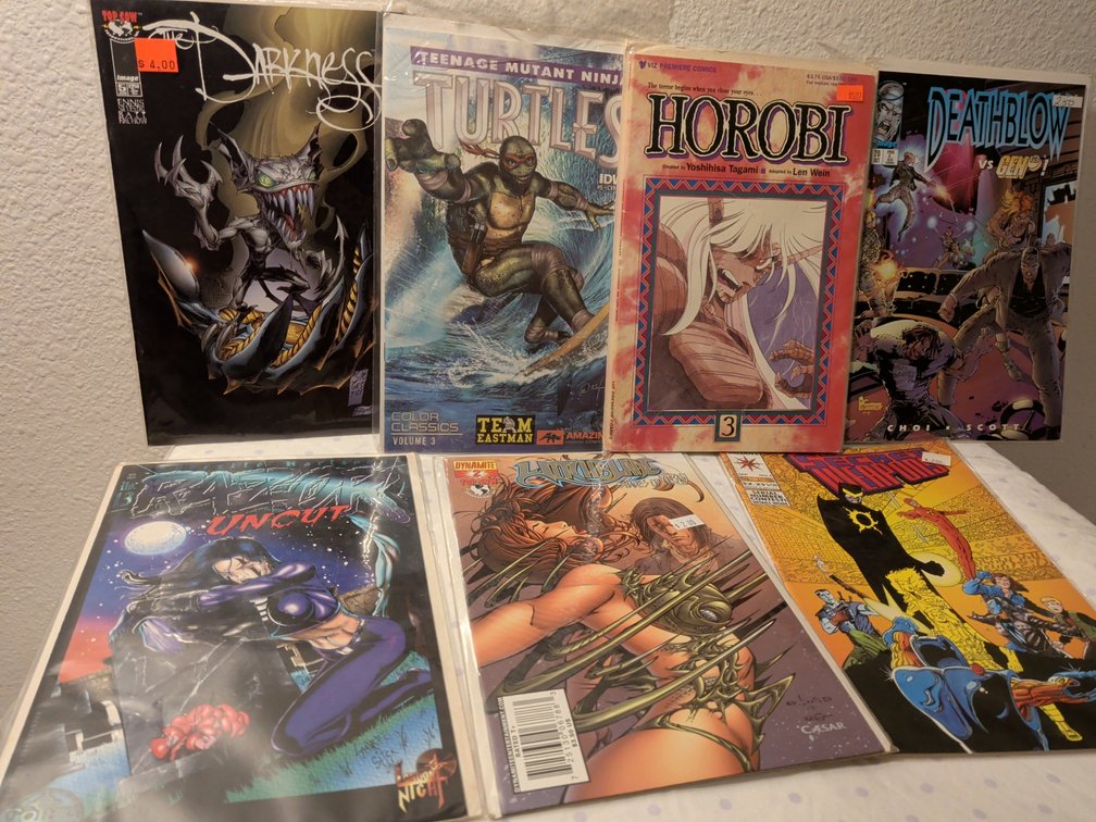 Comic books variety 