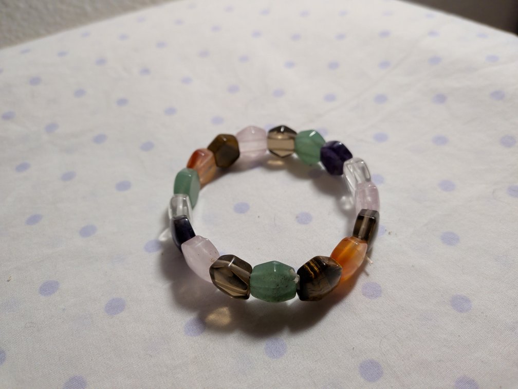 Multicolored stretchy bracelet 