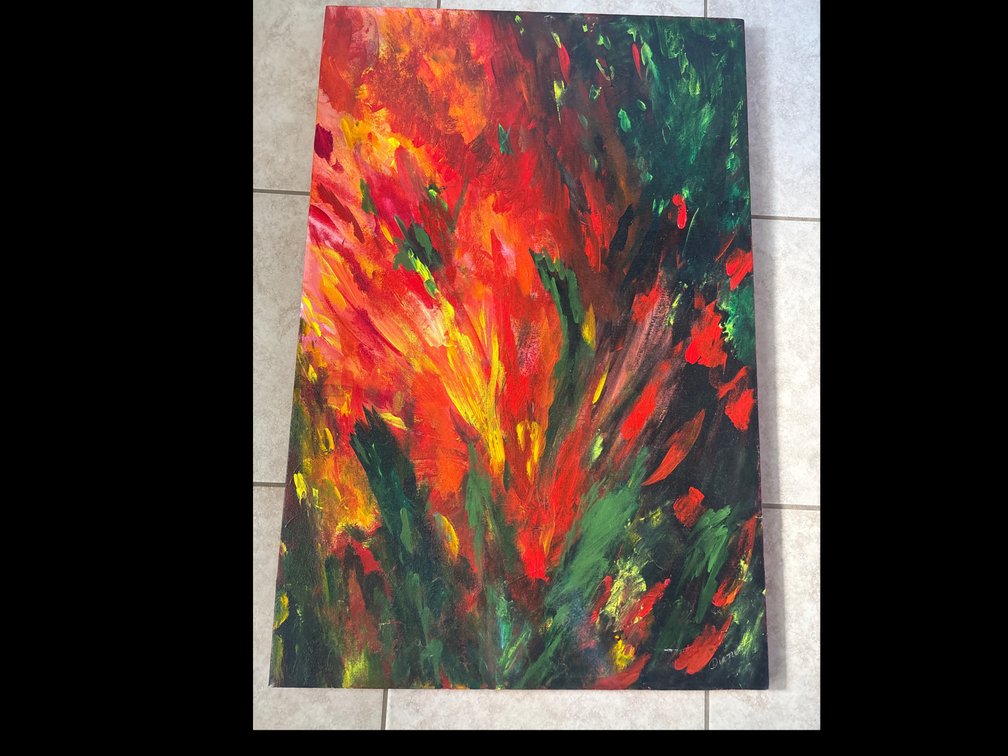 Original Painting “Inner Fire” by Diane Bulgatz