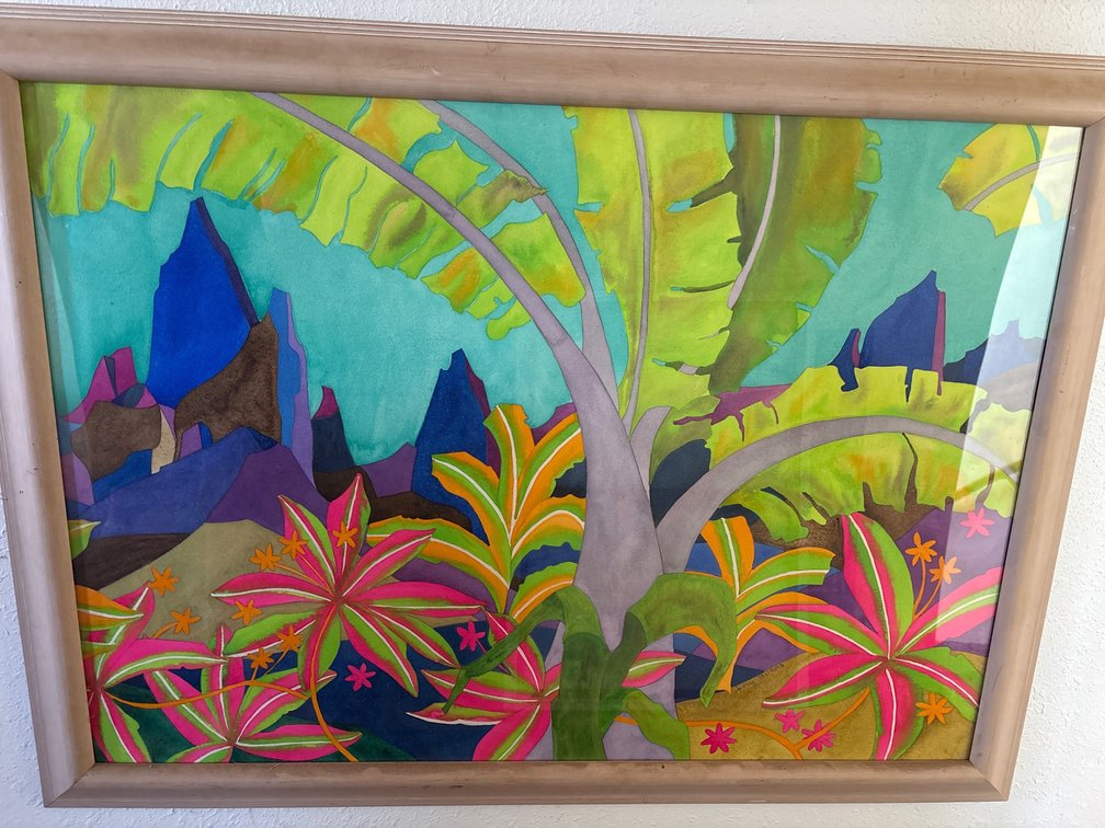 Original Colorful Painting by Lucy Burns