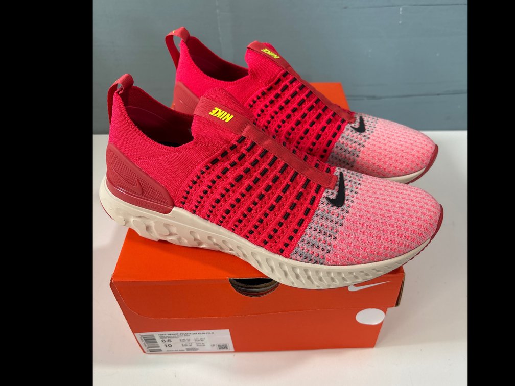 Nike React Phantom Run FK 2 Sneakers Mens 8.5 - womens 10