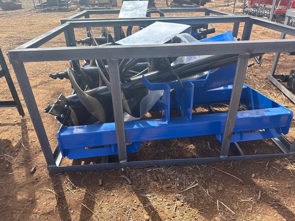 Heavy Duty Skid Steer Auger – Model SSECAG-Y Hydraulic Earth Drill Attachment