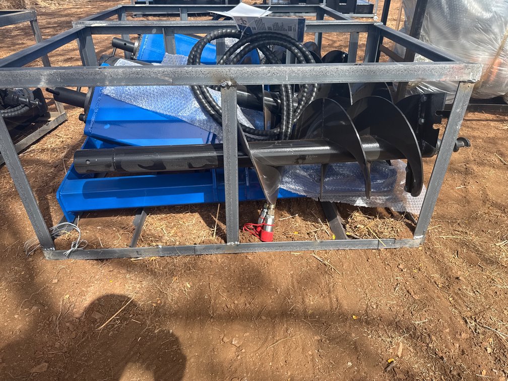Heavy Duty Skid Steer Auger – Model SSECAG-Y Hydraulic Earth Drill Attachment