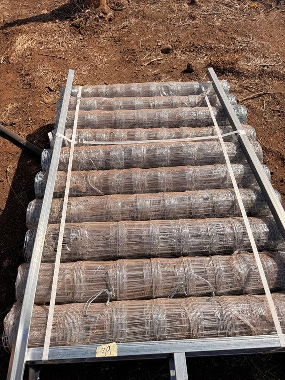(X's 10) 4ft X 100ft Long Galvanized Wire Fencing