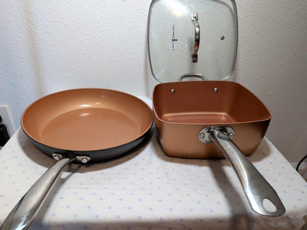 Copper pans