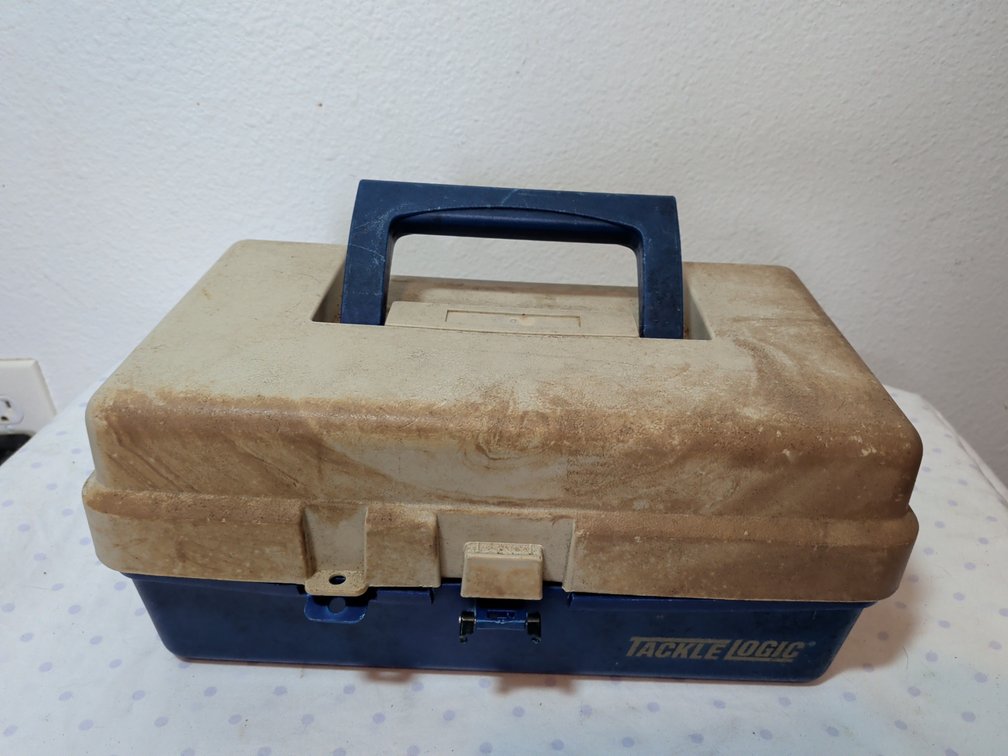 Blue tackle box 