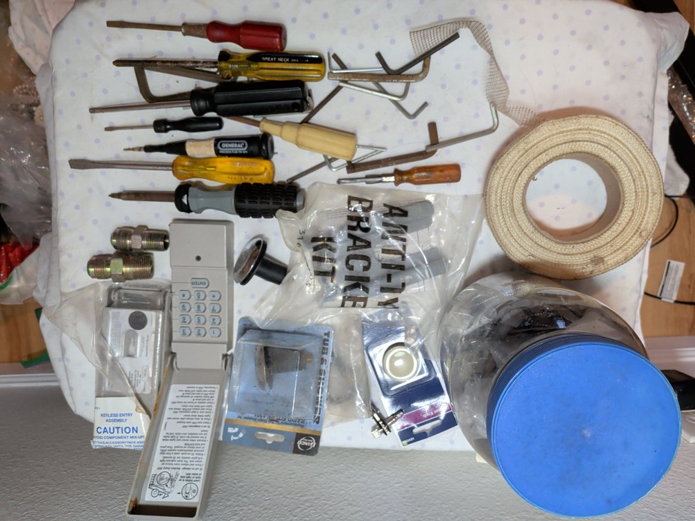 Miscellaneous household items and tools
