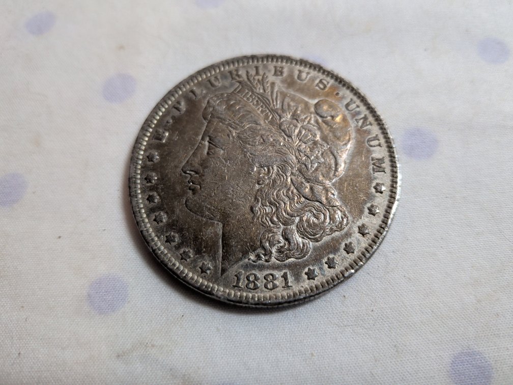 1881 Morgan Silver Dollar 