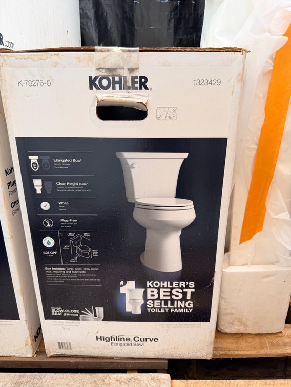 Kohler Highline Curve Elongated Toilet
