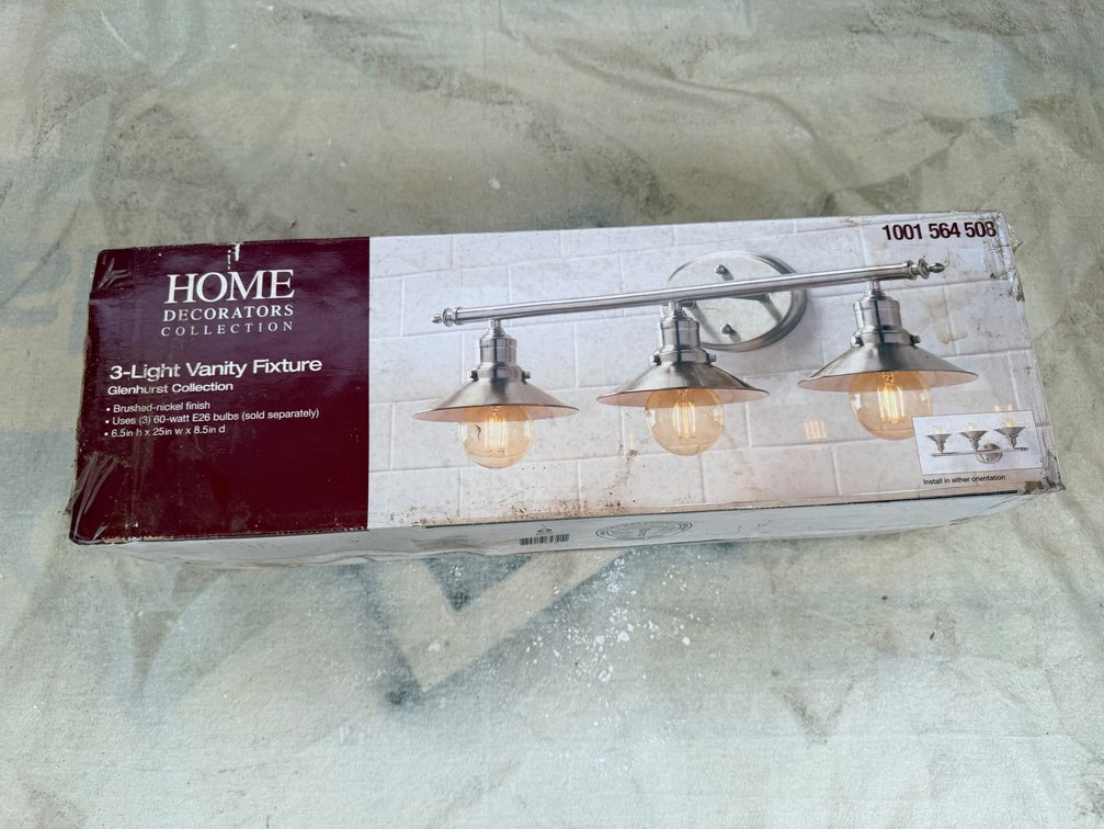 Home Decorators Collection Glenhurst 3-Light Vanity Fixture