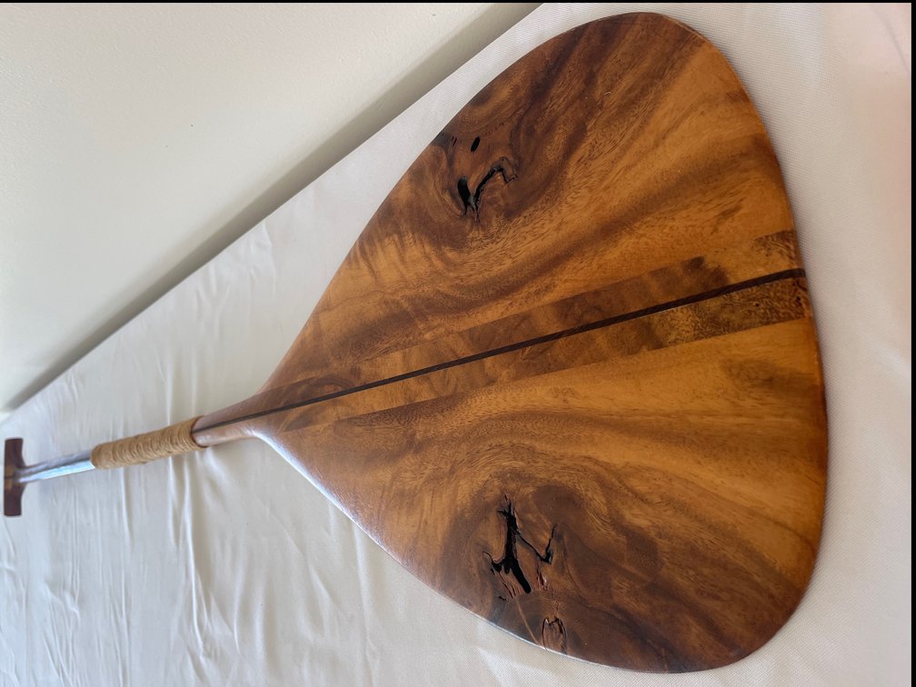 Mixed Wood Hand Crafted Decorative Canoe Paddle