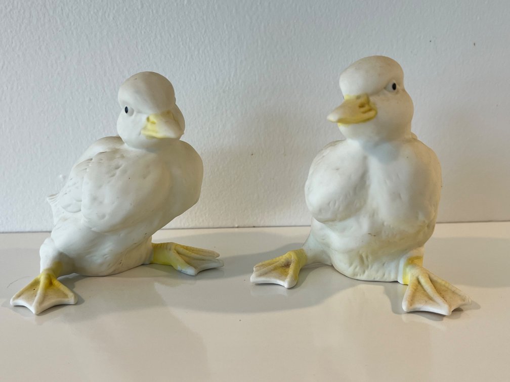 Duckling Figurines, Set of 2