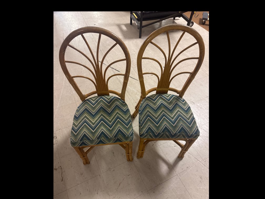 Rattan Dining chair x4
