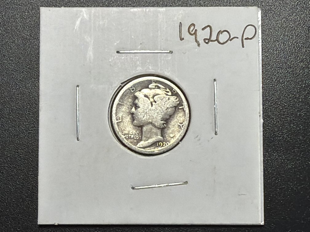 1920 P Mercury Dime