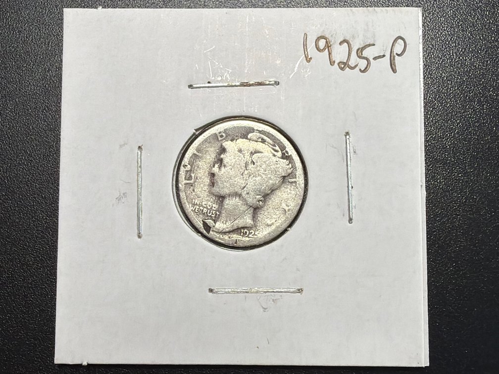 1925 P Mercury Dime