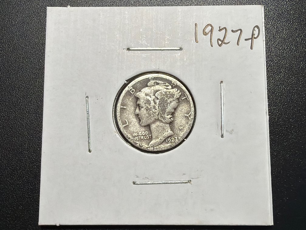 1927 P Mercury Dime
