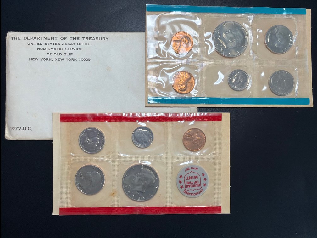 1972 US Mint 11-Coin Uncirculated Mint Set