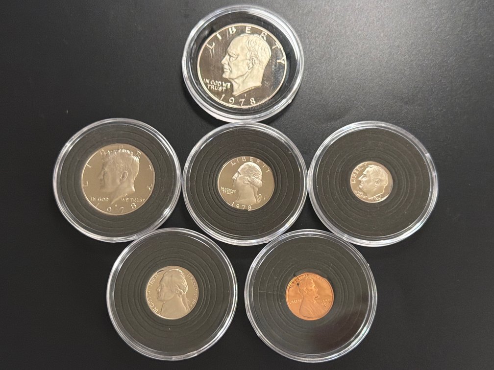 1978 S 6 Coin Clad Proof Set