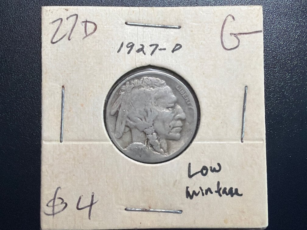 1927 D Buffalo Nickel