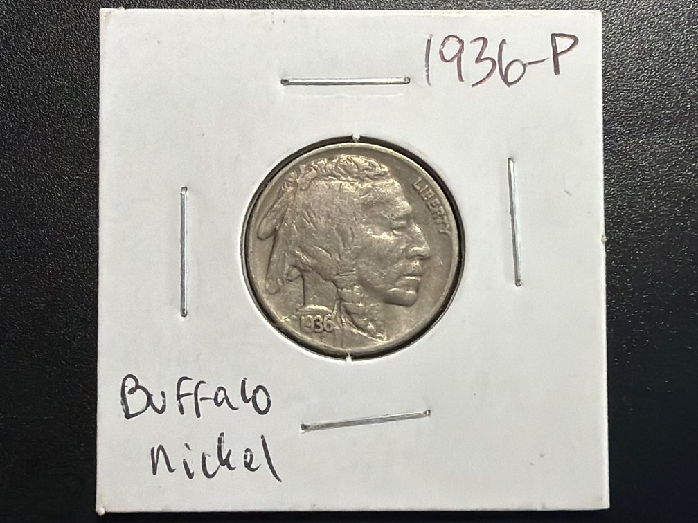 1936 P Buffalo Nickel