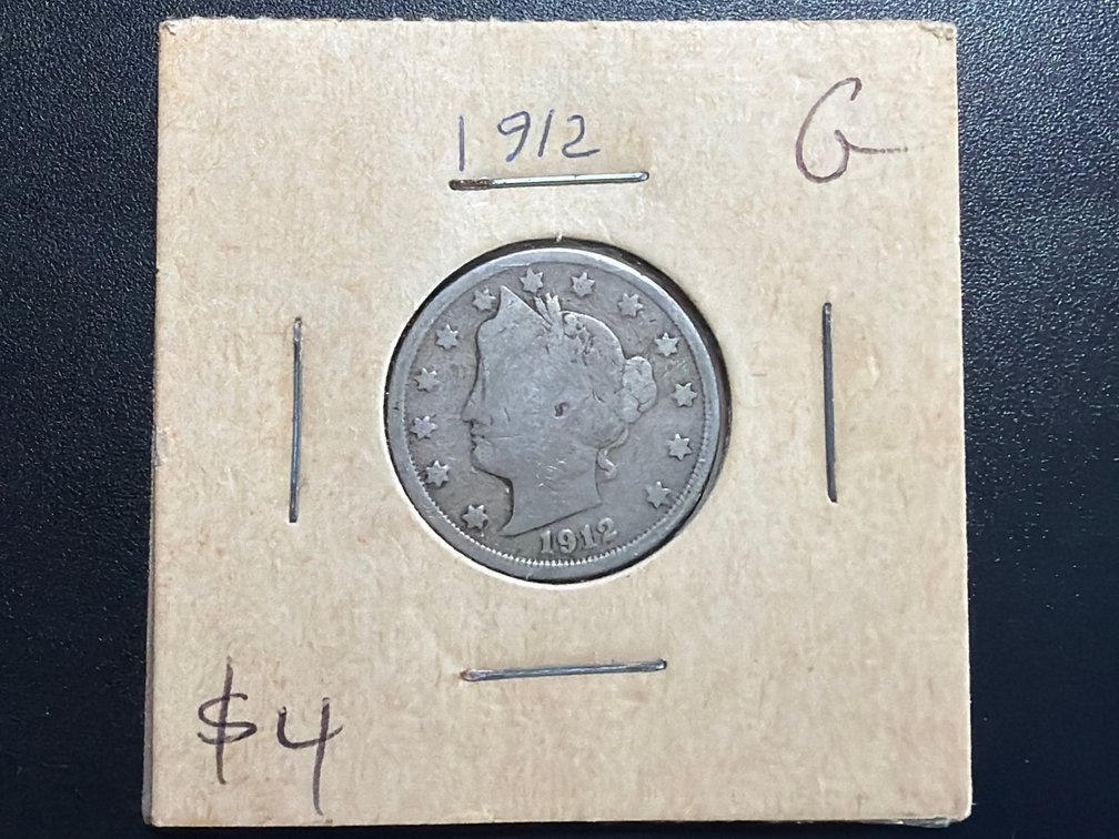1912 P Liberty Nickel